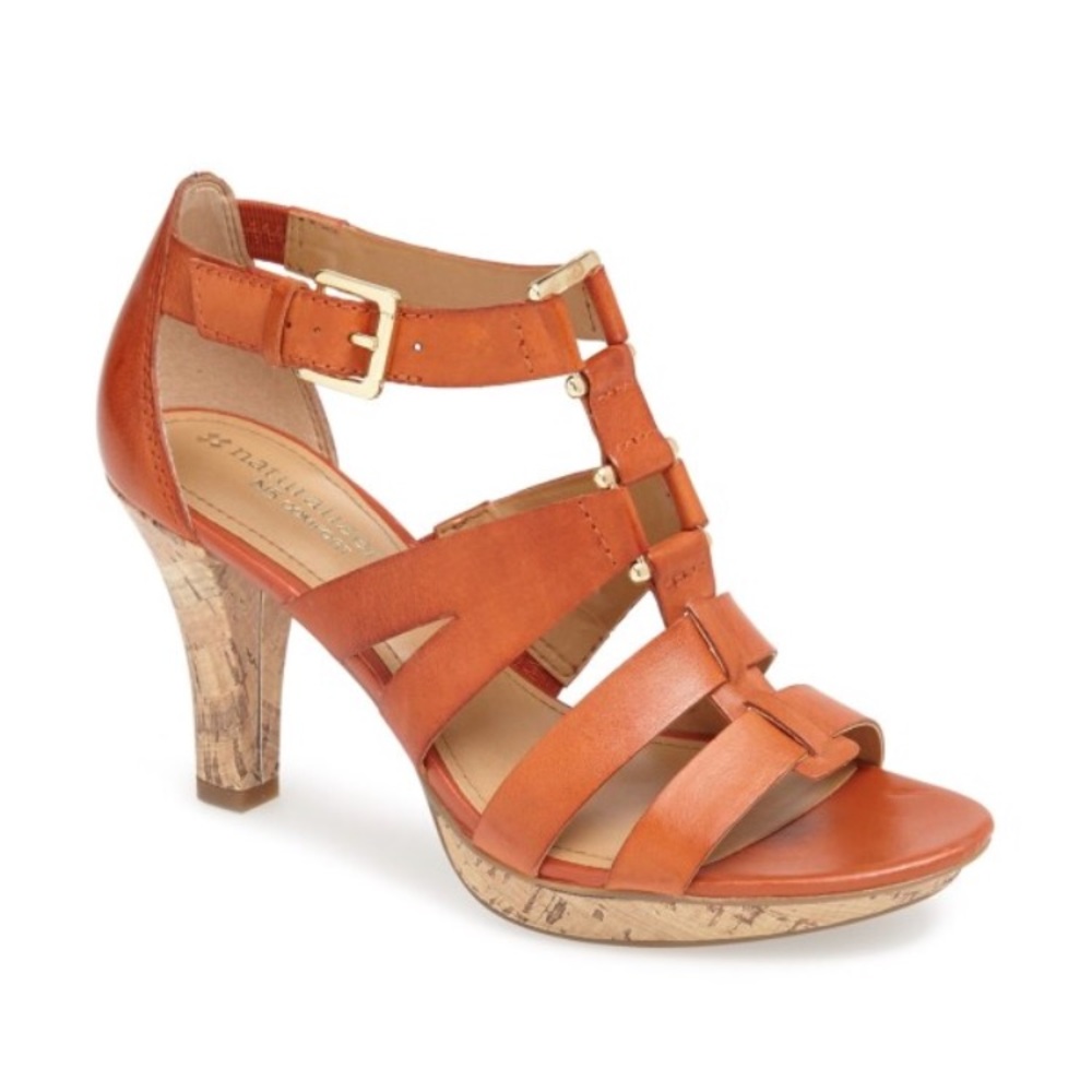 Naturalizer Dafny Sandal, Orange Leather